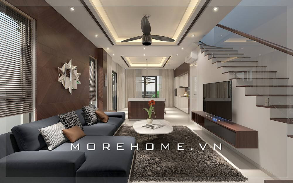 Chi tiết các mẫu thiết kế phòng khách biệt thự sang trọng của MoreHome